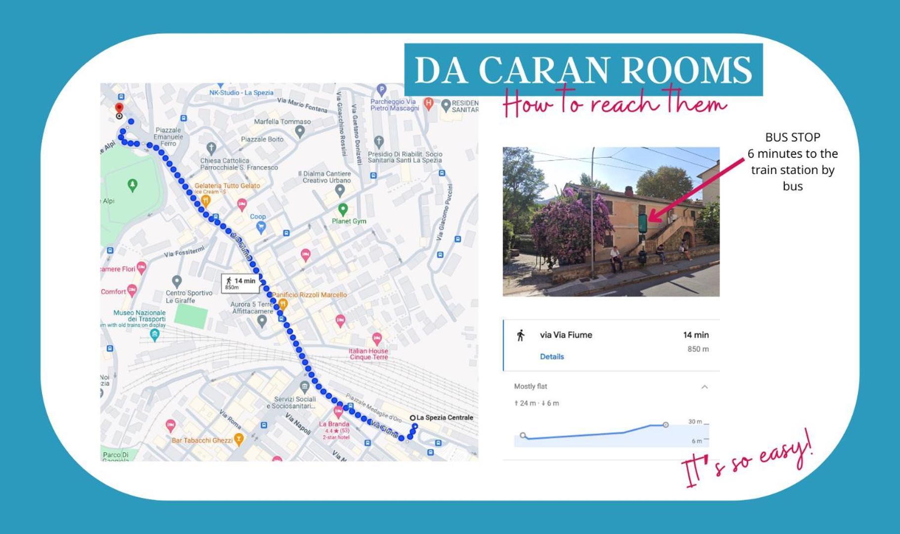 Da Caran Rooms With Ac La Spezia Exterior photo